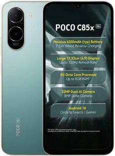 POCO C85x (Emerald Green, 64 GB) (4 GB RAM)